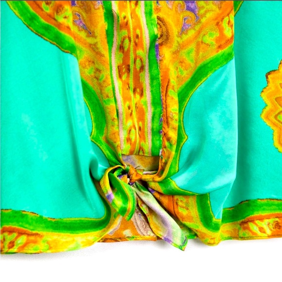 Zara flowy printed blouse - Picture 12 of 12